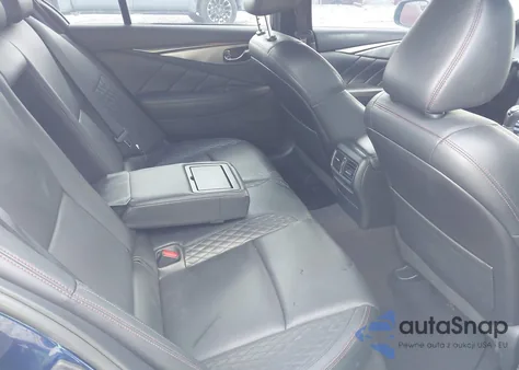 2018 Infiniti Q50 3.0T Red Sport 400 z USA, uszkodzony, nr VIN JN1FV7AP1JM640084